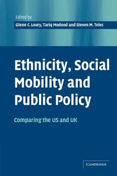 portada ethnicity, social mobility, and public policy: comparing the usa and uk