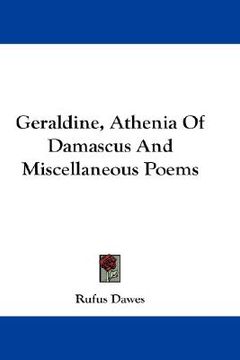 portada geraldine, athenia of damascus and miscellaneous poems