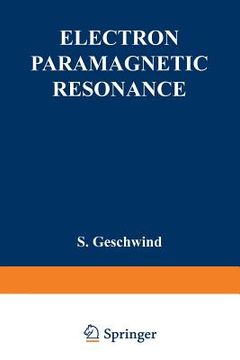 portada Electron Paramagnetic Resonance (in English)