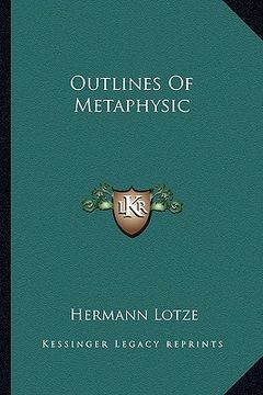 portada outlines of metaphysic (en Inglés)