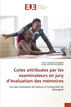 portada Cotes attribuées par les examinateurs en jury d'évaluation des mémoires