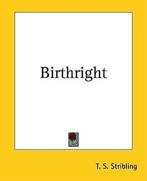 portada birthright (en Inglés)