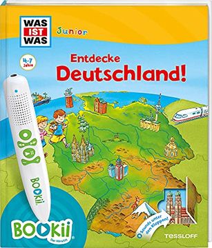 portada Bookii was ist was Junior Entdecke Deutschland! Über 900 Hörerlebnisse und Interaktive Spiele! (en Alemán)