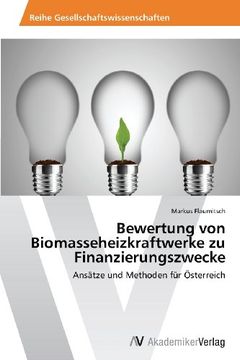 portada Bewertung Von Biomasseheizkraftwerke Zu Finanzierungszwecke