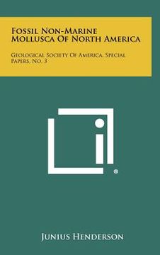 portada fossil non-marine mollusca of north america: geological society of america, special papers, no. 3
