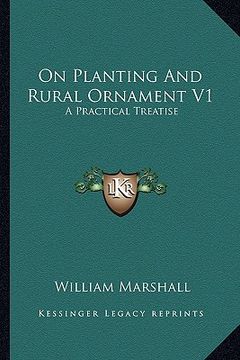 portada on planting and rural ornament v1: a practical treatise (en Inglés)