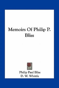 portada memoirs of philip p. bliss