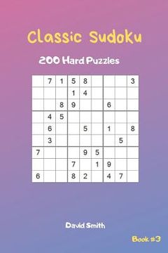 portada Classic Sudoku - 200 Hard Puzzles Vol.3 (in English)