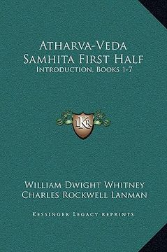 portada atharva-veda samhita first half: introduction, books 1-7 (en Inglés)