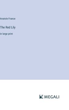 portada The Red Lily: in large print