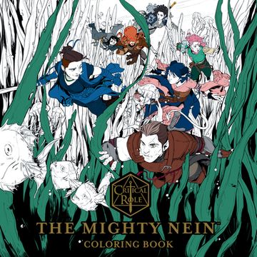 portada Critical Role: The Mighty Nein Coloring Book (in English)