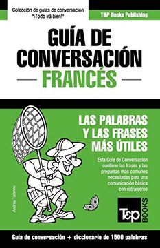 portada Guía de Conversación Español-Francés y Diccionario Conciso de 1500 Palabras: 115 (Spanish Collection)