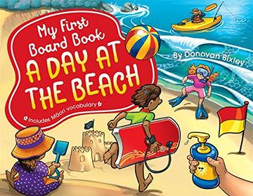 portada My First Board Book: A day at the Beach (en Inglés)
