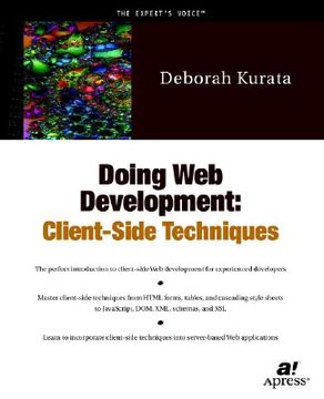 portada doing web development: client side techniques (en Inglés)