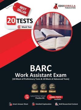 portada BARC Work Assistant Recruitment Exam 2023 (English Edition) - 20 Solved Mock Tests (10 Preliminary Tests and 10 Advanced Tests) with Free Access to On (en Inglés)