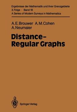 portada distance-regular graphs (en Inglés)