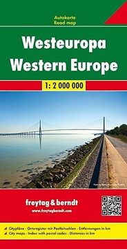 portada Freytag Berndt Autokarten, Westeuropa 1: 2. 000. 000.