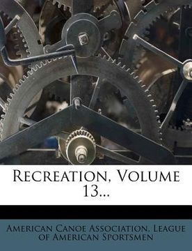 portada recreation, volume 13... (en Inglés)