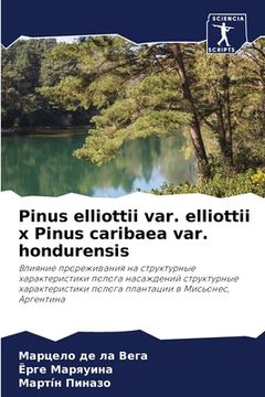 portada Pinus elliottii var. elliottii x Pinus caribaea var. hondurensis (en Ruso)