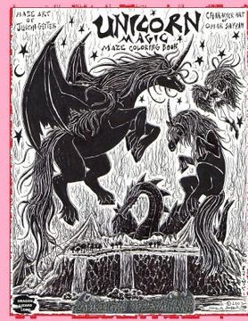 portada Unicorn Magic: Maze Coloring Book (en Inglés)