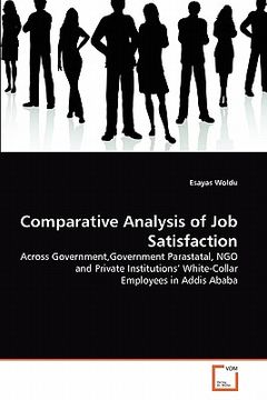portada comparative analysis of job satisfaction (en Inglés)