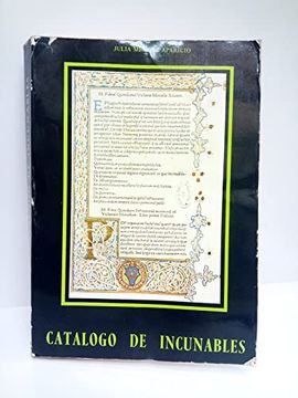 portada Catalogo de Incunables de la Biblioteca Publica de Toledo