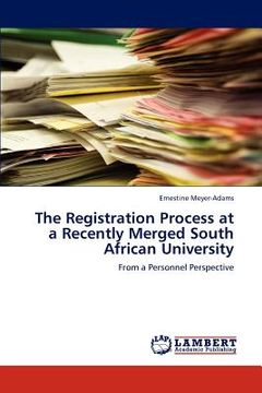 portada the registration process at a recently merged south african university (in English)