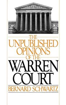 portada The Unpublished Opinions of the Warren Court (en Inglés)