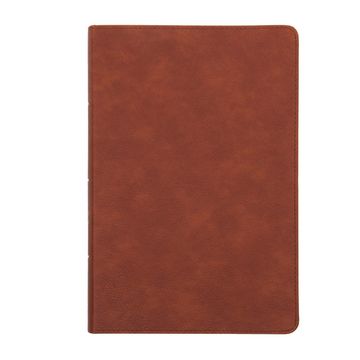 portada Nasb Giant Print Reference Bible, Burnt Sienna Leathertouch, Indexed, red Letter, Presentation Page, Cross-References, Full-Color Maps, Easy-To-Read Bible Karmina Type (en Inglés)