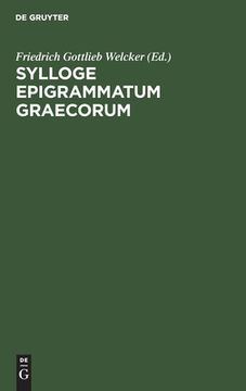 portada Sylloge Epigrammatum Graecorum (en Latin)