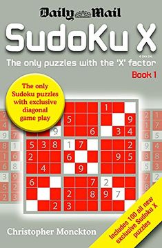 portada Sudoku x Book 1: The Only Puzzle With the 'x' Factor: Bk. 1: (en Inglés)