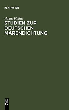portada Studien zur Deutschen Mèarendichtung (en Alemán)