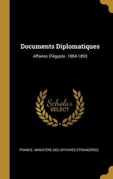 portada Documents Diplomatiques: Affaires D'égypte. 1884-1893 (in French)