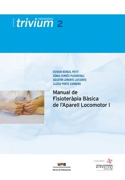portada Manual De Fisioteràpia Bàsica De L'Aparell Locomotor I (Trivium Fisioteràpia) (in Catalá)