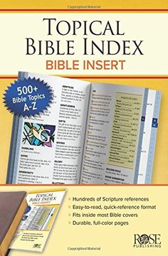 portada BOOK: Topical Bible Index Insert