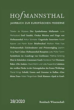 portada Hofmannsthal - Jahrbuch zur Europaischen Moderne: 28 / 2020 (in German)