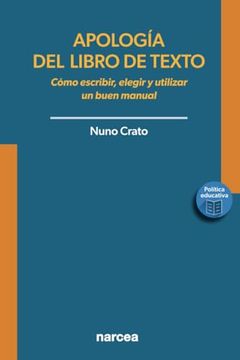 portada Apología del Libro de Texto: Cómo Escribir, Elegir y Utilizar un Buen Manual