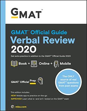 portada Gmat Official Guide 2020 Verbal Review: Book + Online Question Bank (en Inglés)