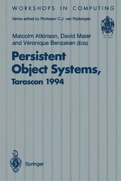 portada persistent object systems: proceedings of the sixth international workshop on persistent object systems, tarascon, provence, france, 5 - 9 septem (en Inglés)