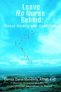 portada leave no nurse behind: nurses working with disabilities (en Inglés)