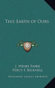 portada this earth of ours (en Inglés)
