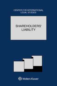 portada Shareholders' Liability: The Comparative Law Yearbook of International Business Special Issue, 2017: The Comparative Law Yearbook of International Bus (en Inglés)