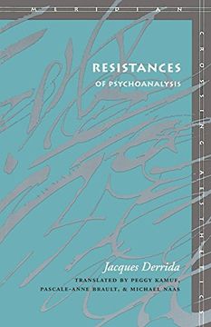 portada Resistances of Psychoanalysis (en Inglés)