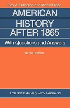 portada american history after 1865: with questions and answers (en Inglés)