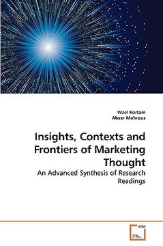 portada insights, contexts and frontiers of marketing thought (en Inglés)