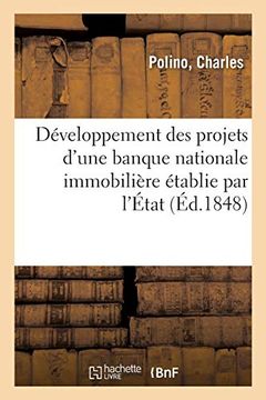 portada Développement des Projets D'une Banque Nationale Immobilière Établie par L'état (Sciences Sociales) 