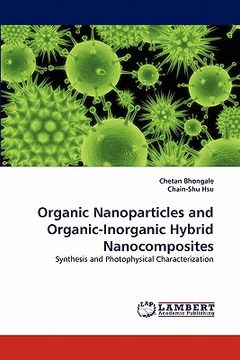 portada organic nanoparticles and organic-inorganic hybrid nanocomposites