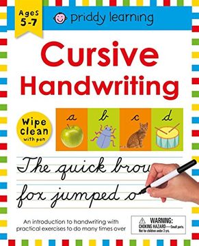 portada Wipe Clean Workbook: Cursive Handwriting (Wipe Clean Learning Books) (in English)
