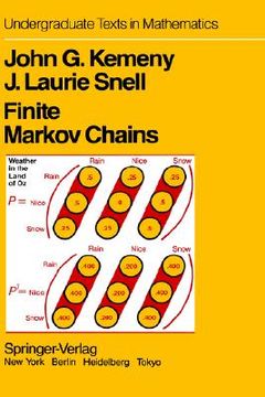 portada finite markov chains: with a new appendix "generalization of a fundamental matrix" (en Inglés)