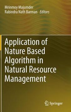 portada Application of Nature Based Algorithm in Natural Resource Management (en Inglés)